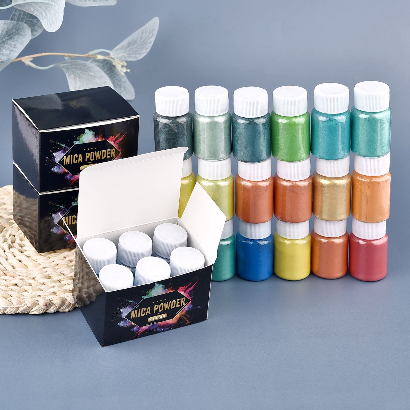 Soap Making Books - 6Color/ Box Epoxy Mica Powder Suitable