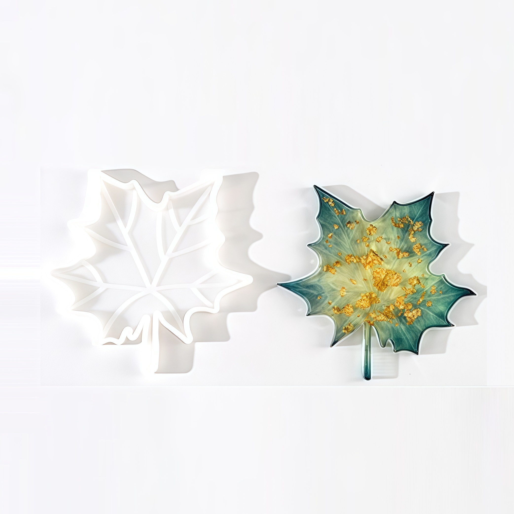 Soap Making Molds - 1PC Maple Leaf shaped Silicone Mold,