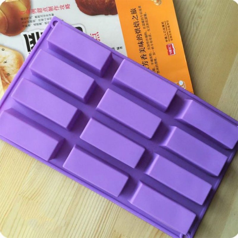 Soap Making Organic - Square Silicone Cake Molds Cereal Molds