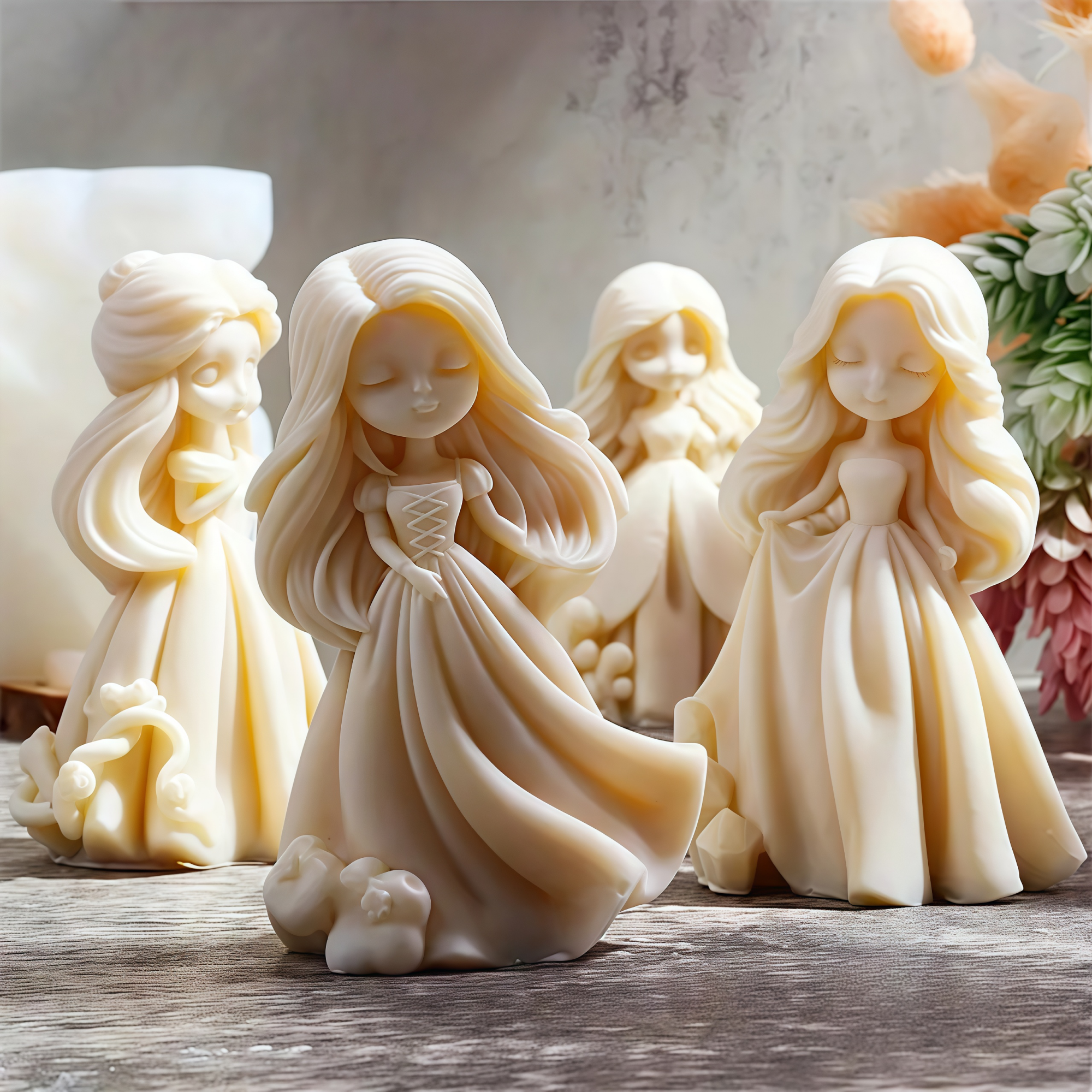 Soap Making Business - 3D Sweet Princess Doll Silicone Candle