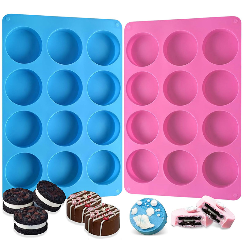 Round Silicone Molds 12-Cavity - Soap Making Organic incelemesi ve fiyatı