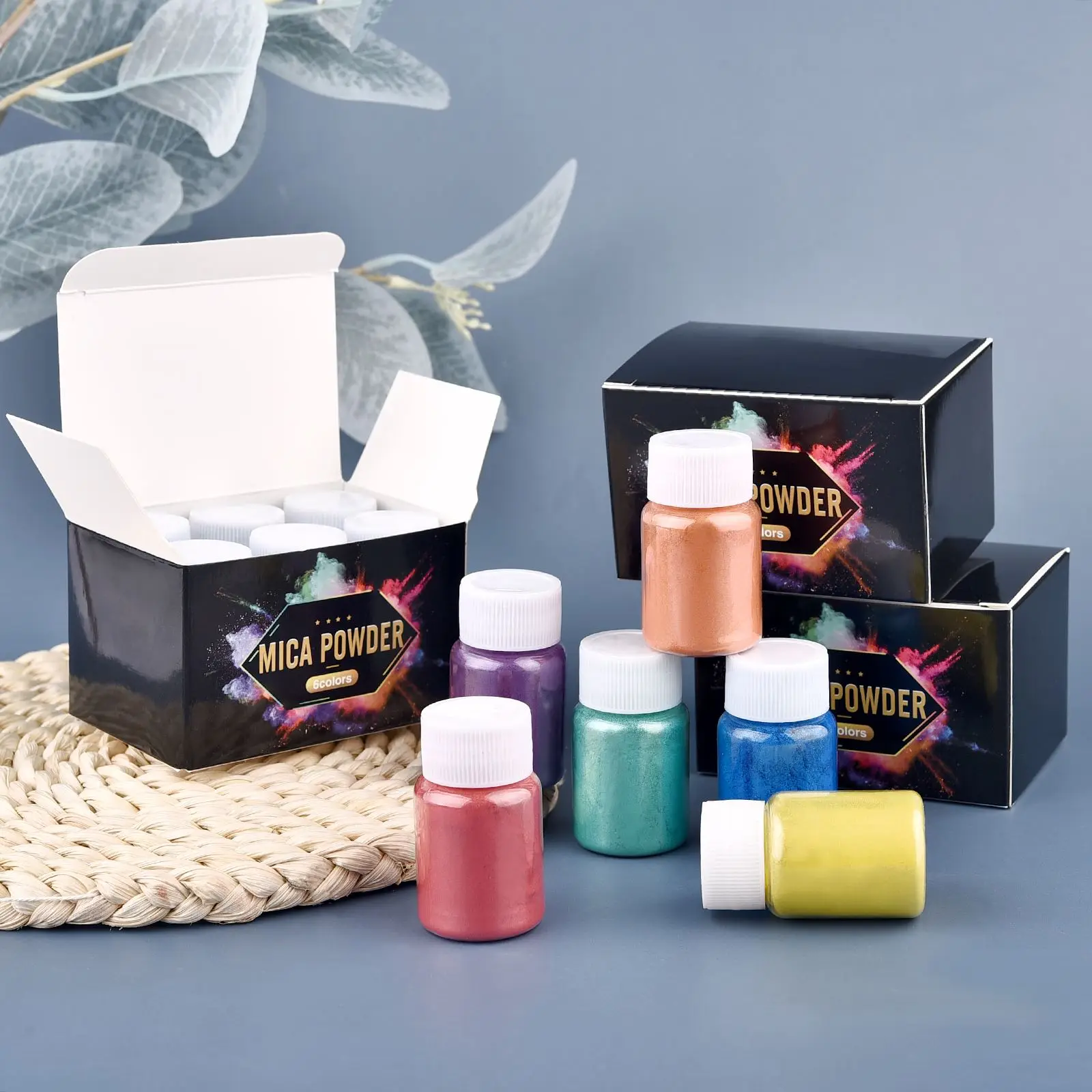 6Color/ Box Epoxy Mica Powder  - Soap Making Books incelemesi ve fiyatı