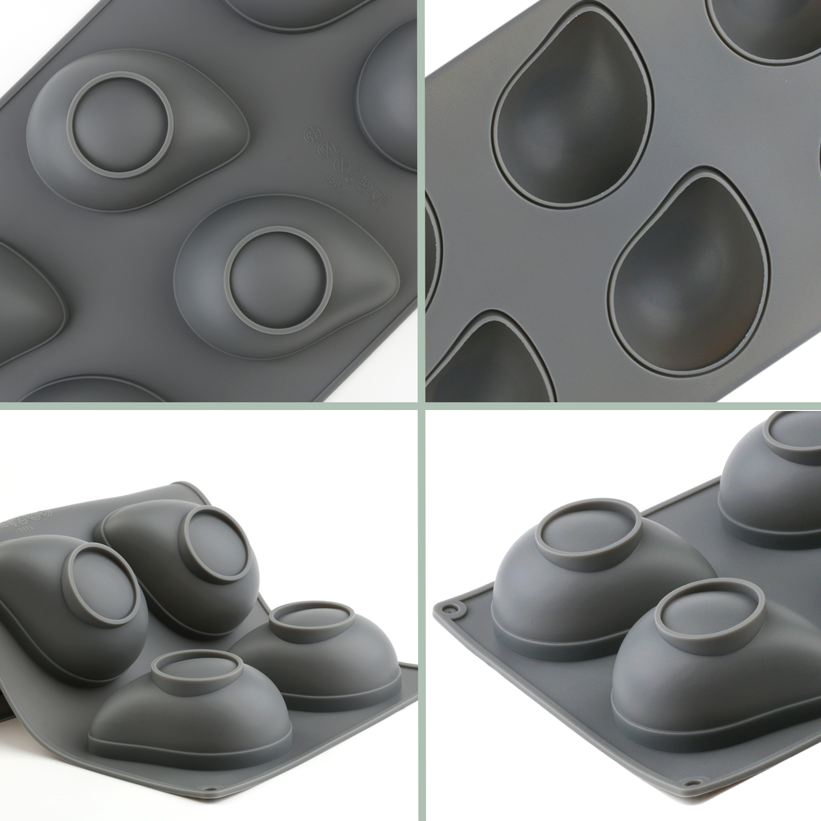 1pcs Gray Thick Silicone Mouss - Soap Making Tutorial incelemesi ve fiyatı