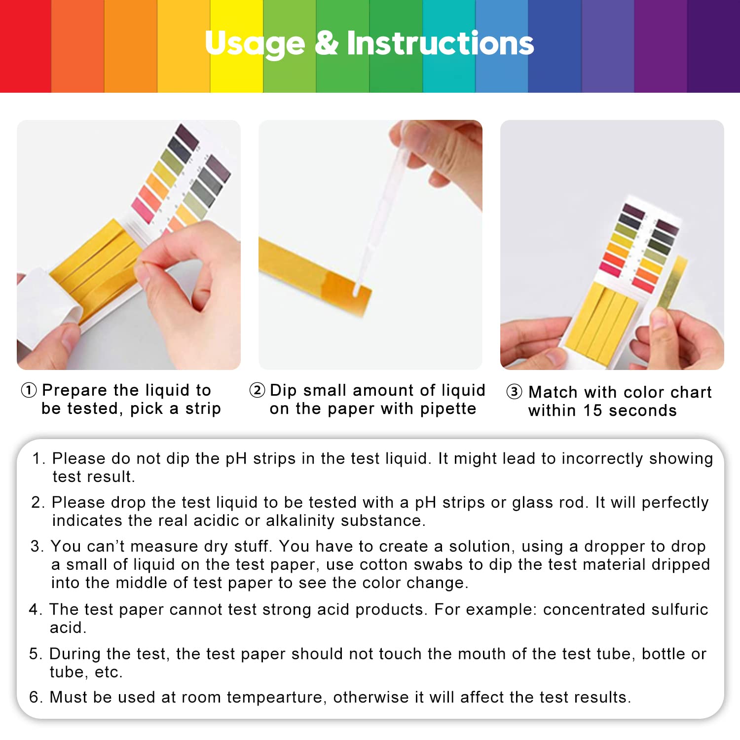 pH Test Strips 1600 Strips Ful - Soap Making Books incelemesi ve fiyatı