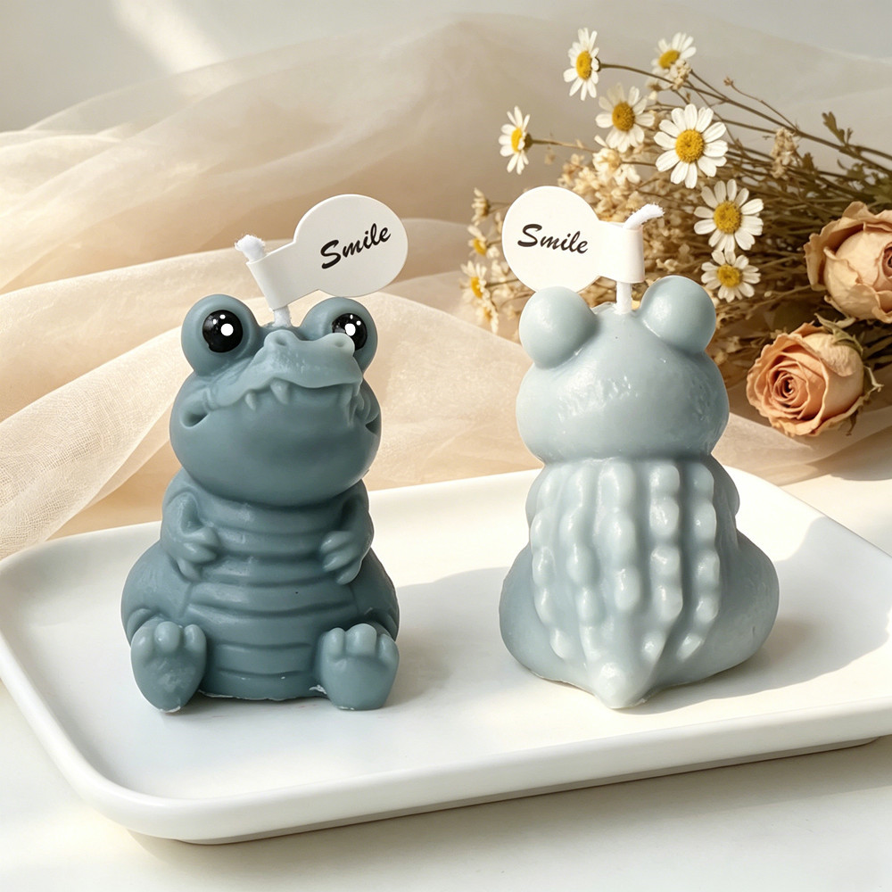 Chibi Crocodile Silicone Candl - Soap Making Designs incelemesi ve fiyatı