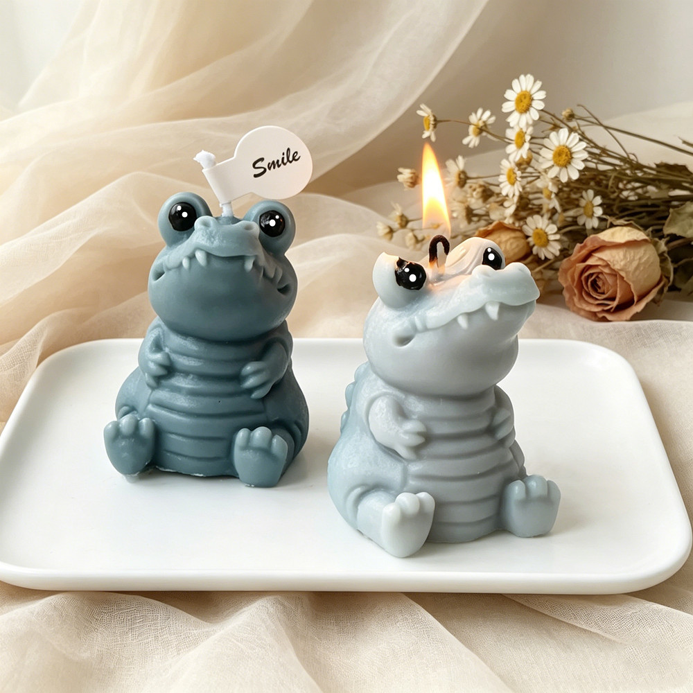 Chibi Crocodile Silicone Candl - Soap Making Designs incelemesi ve fiyatı
