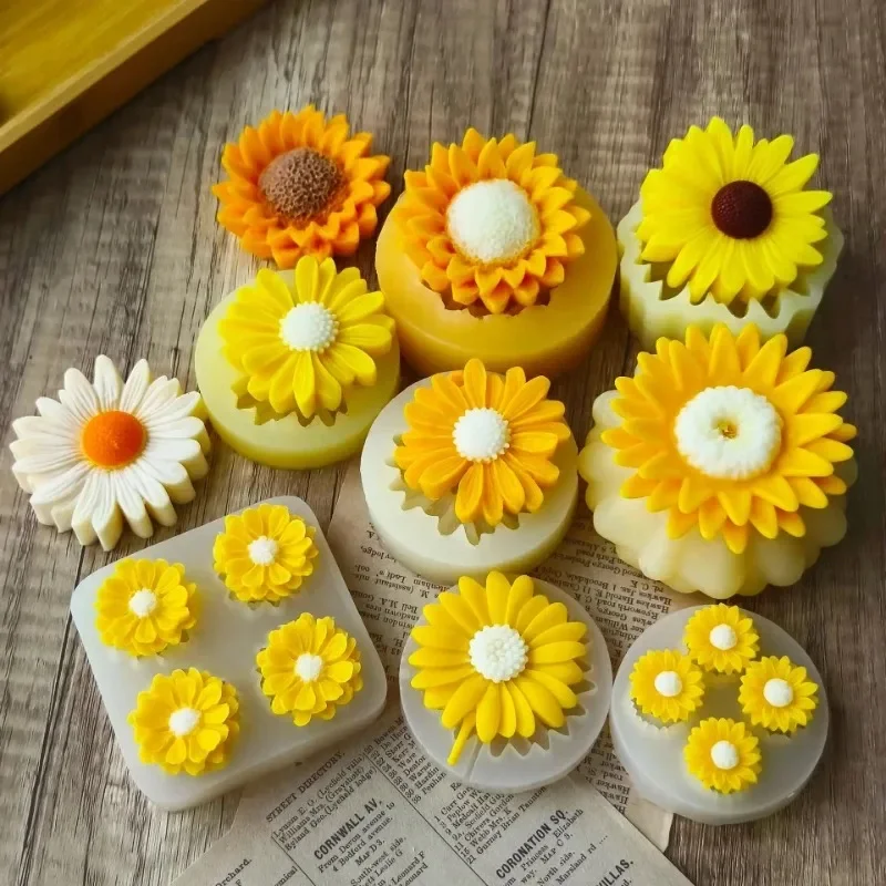 2026-Premium 5Pcs Sunflower Si - Soap Making Designs incelemesi ve fiyatı