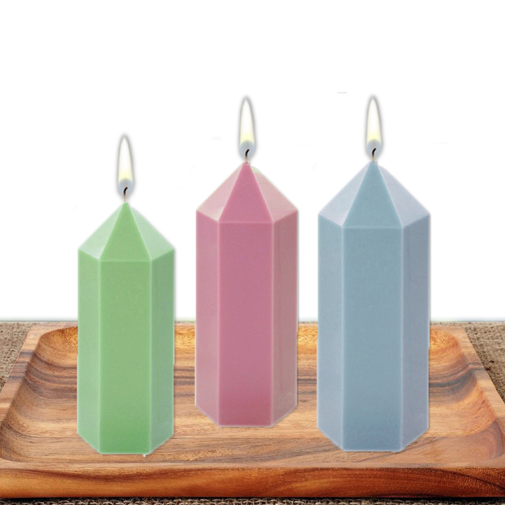 3D Hexagonal Column Candle Mol - Soap Making Business incelemesi ve fiyatı