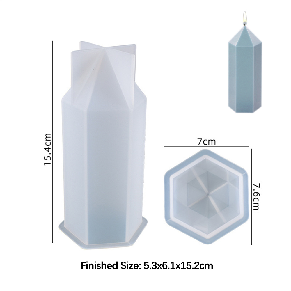 3D Hexagonal Column Candle Mol - Soap Making Business incelemesi ve fiyatı