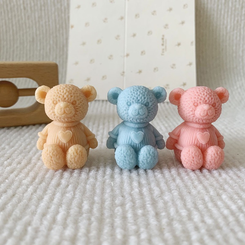 Mini Love Bear Candle Silicone - Soap Making Business incelemesi ve fiyatı