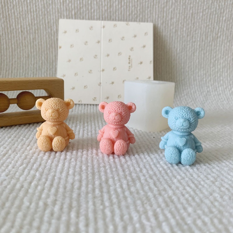 Mini Love Bear Candle Silicone - Soap Making Business incelemesi ve fiyatı