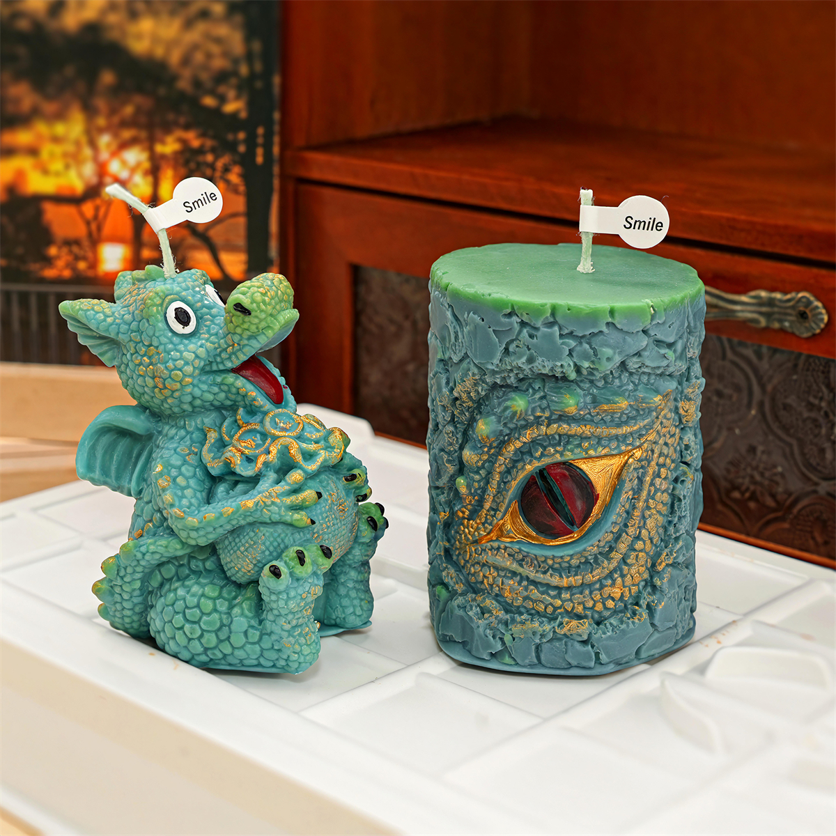 Cute Sleeping Dragon Candle Mo - Soap Making Books incelemesi ve fiyatı