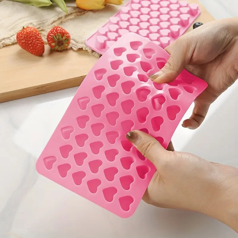 55 Mini Heart Shapes Silicone  - Soap Making Organic incelemesi ve fiyatı