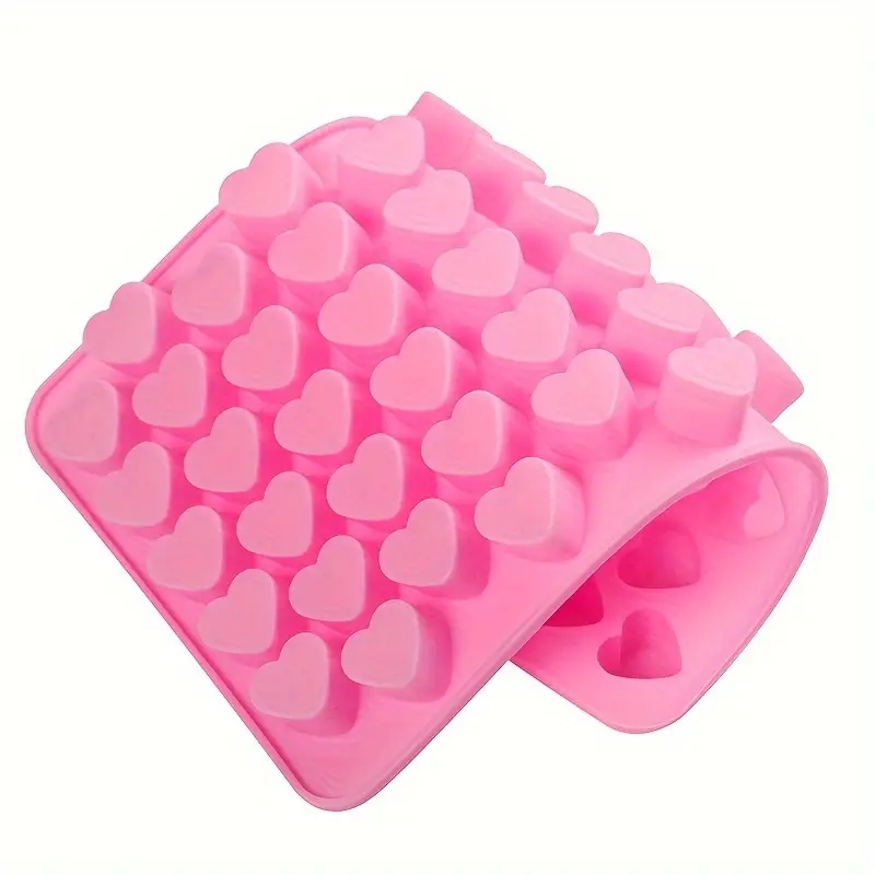 55 Mini Heart Shapes Silicone  - Soap Making Organic incelemesi ve fiyatı