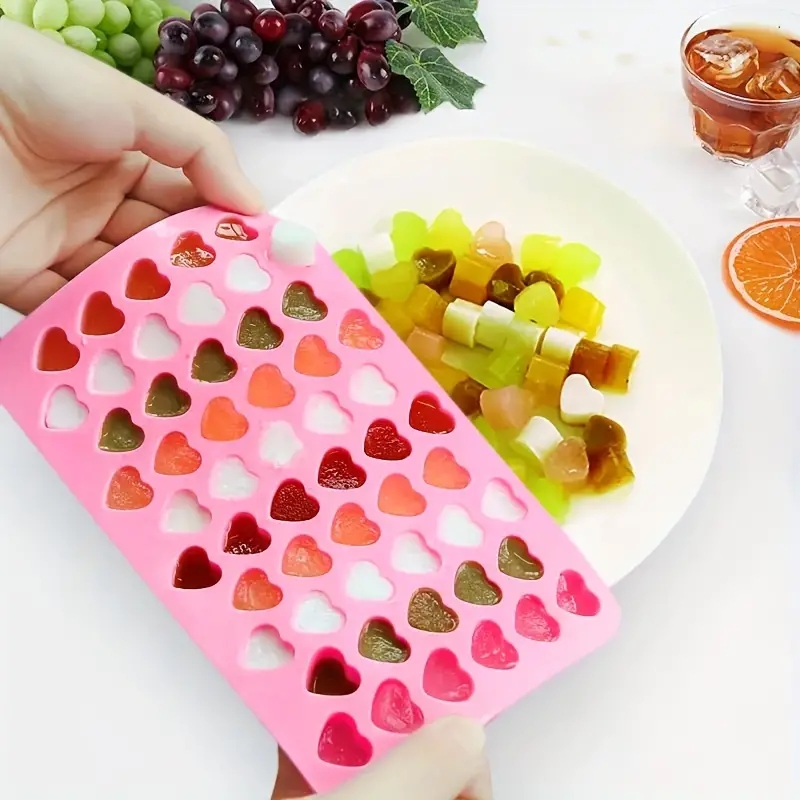 55 Mini Heart Shapes Silicone  - Soap Making Organic incelemesi ve fiyatı