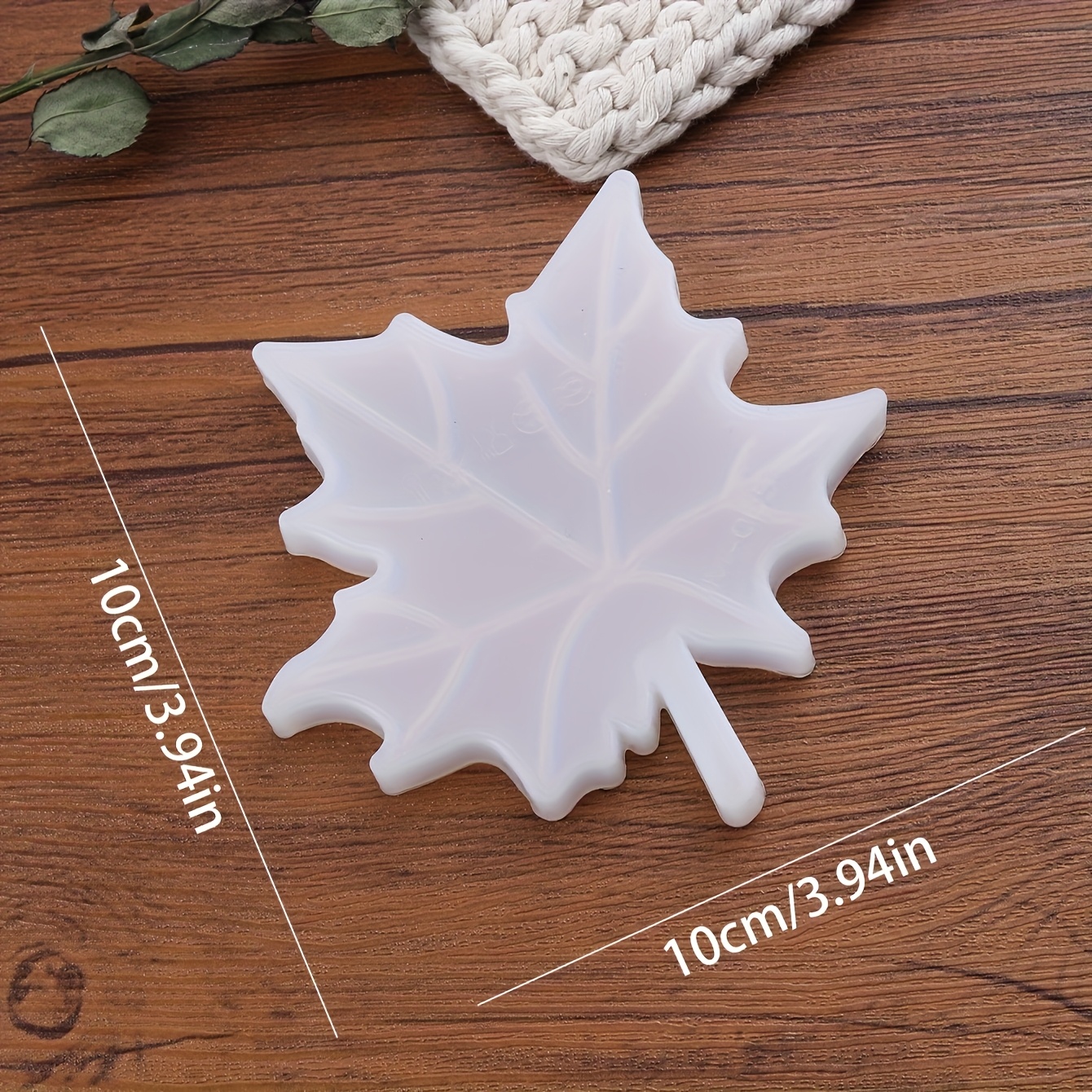 1PC Maple Leaf shaped Silicone - Soap Making Molds incelemesi ve fiyatı