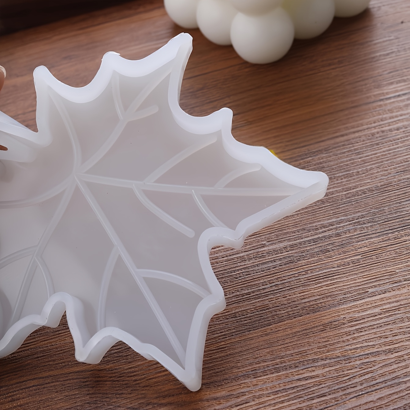 1PC Maple Leaf shaped Silicone - Soap Making Molds incelemesi ve fiyatı