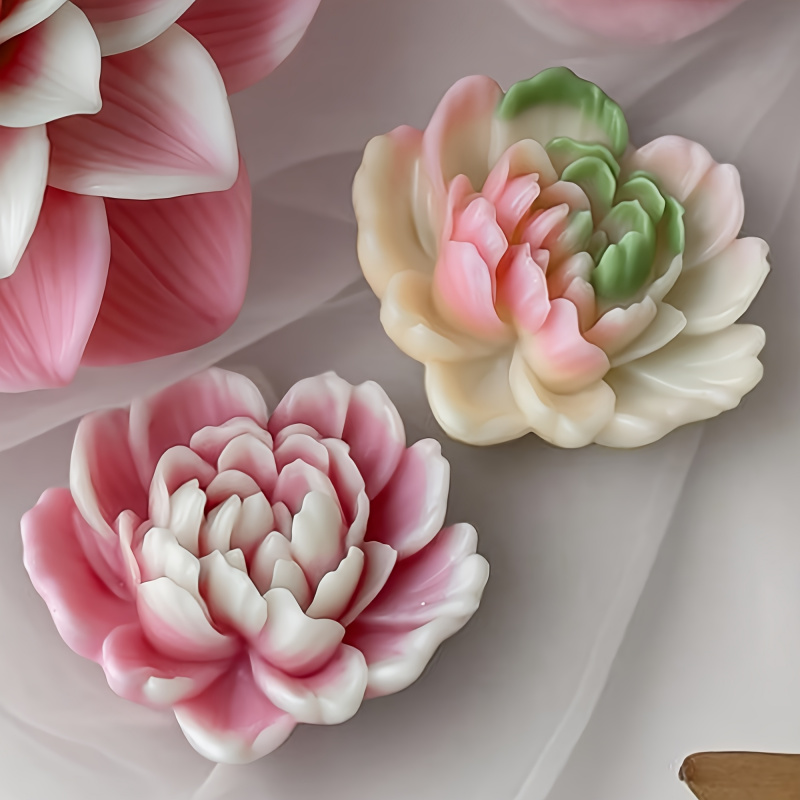 Heart Flower Silicone Mold - 3 - Soap Making Designs incelemesi ve fiyatı