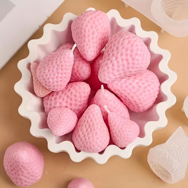 Strawberry Silicone Candle Mol - Soap Making Molds incelemesi ve fiyatı