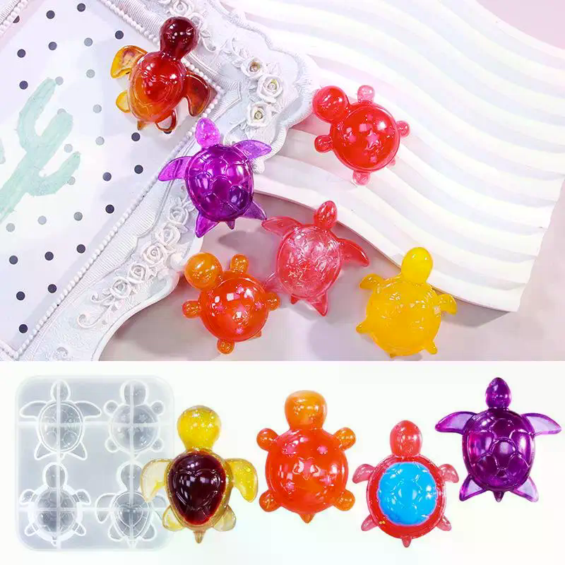 Four Turtles Plaster Silicone  - Soap Making Molds incelemesi ve fiyatı