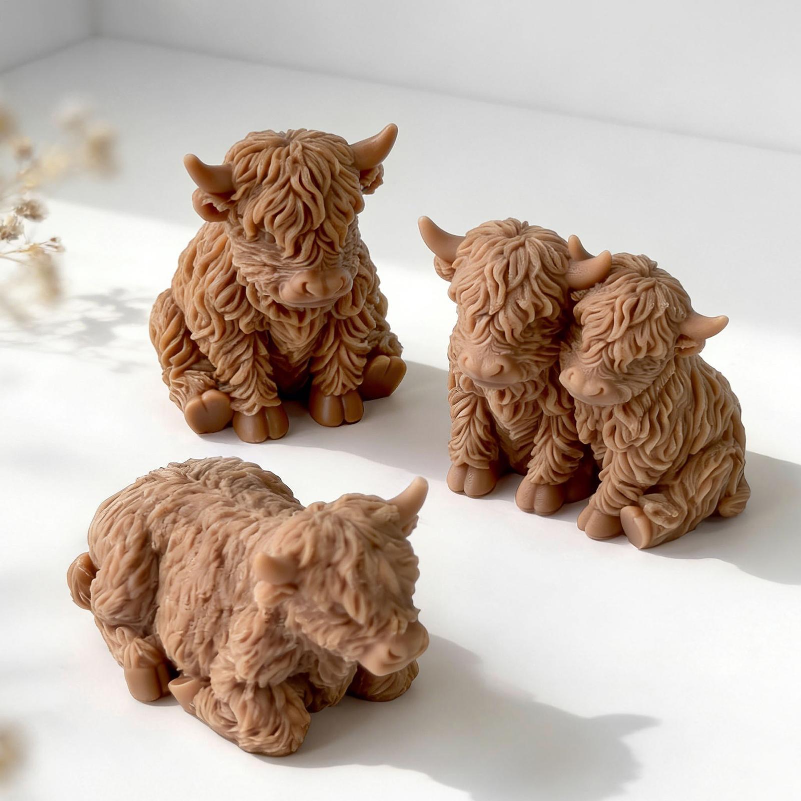 Highland Cow Silicone Mold Reu - Soap Making Business incelemesi ve fiyatı