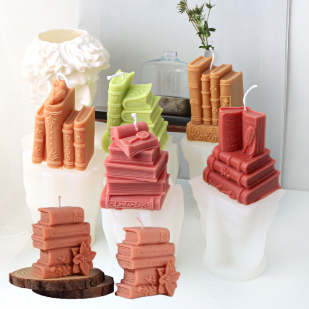 3D Books Silicone Candle Molds - Soap Making Books incelemesi ve fiyatı