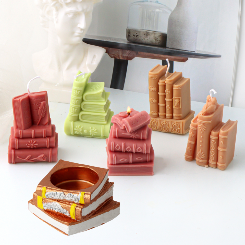 3D Books Silicone Candle Molds - Soap Making Books incelemesi ve fiyatı