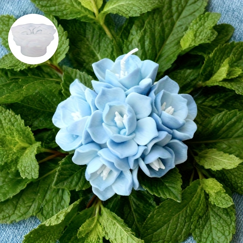 1 Hydrangea Candle Silicone Mo - Soap Making Molds incelemesi ve fiyatı