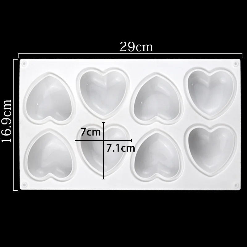 Love Heart Silicone Soap Mold  - Soap Making Tutorial incelemesi ve fiyatı