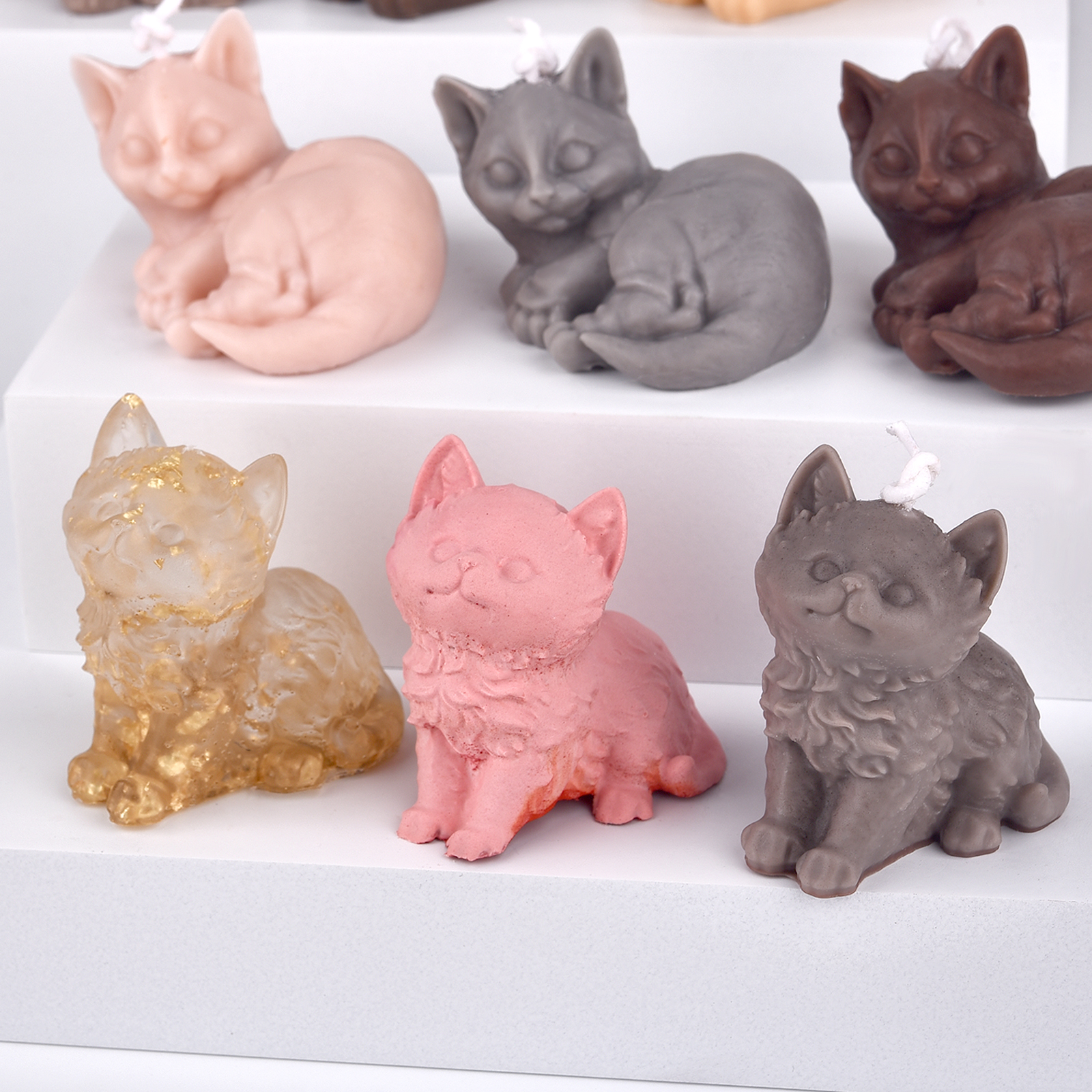 3D Dogs Cats Silicone Mold For - Soap Making Molds incelemesi ve fiyatı