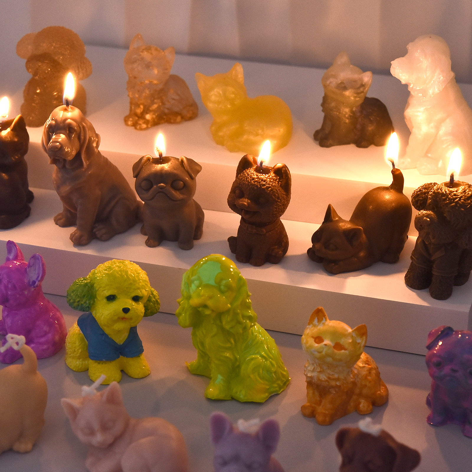 3D Dogs Cats Silicone Mold For - Soap Making Molds incelemesi ve fiyatı