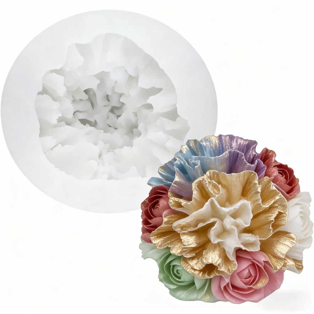 3-Piece Silicone Molds for Ros - Soap Making Designs incelemesi ve fiyatı