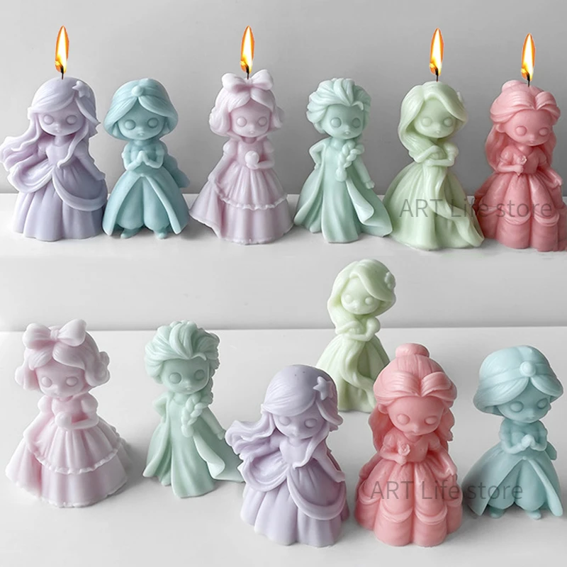 6 Princess Doll Silicone Candl - Soap Making Business incelemesi ve fiyatı