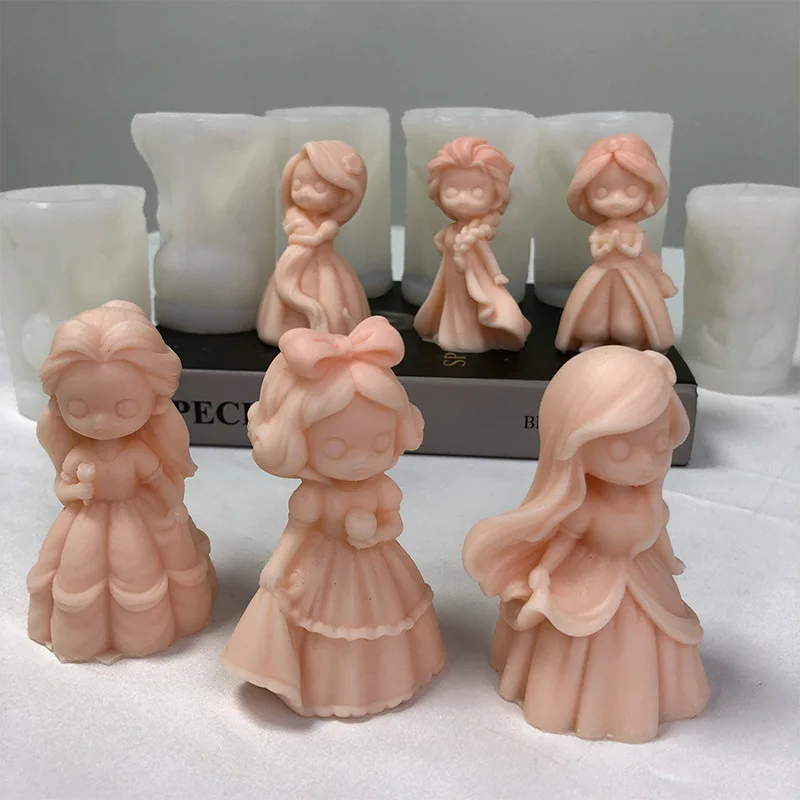 6 Princess Doll Silicone Candl - Soap Making Business incelemesi ve fiyatı