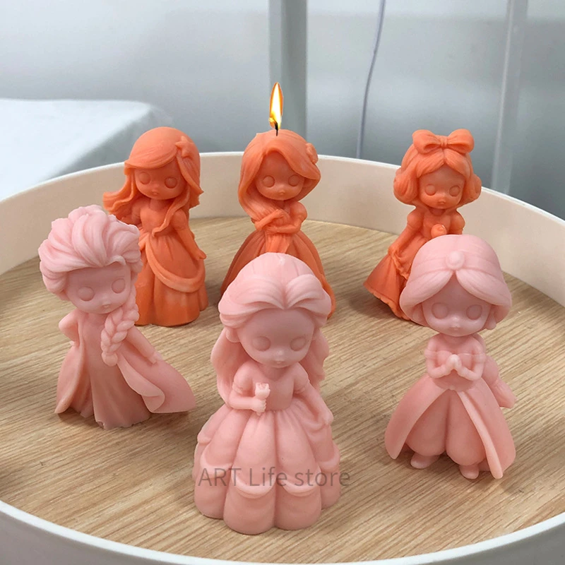 6 Princess Doll Silicone Candl - Soap Making Business incelemesi ve fiyatı