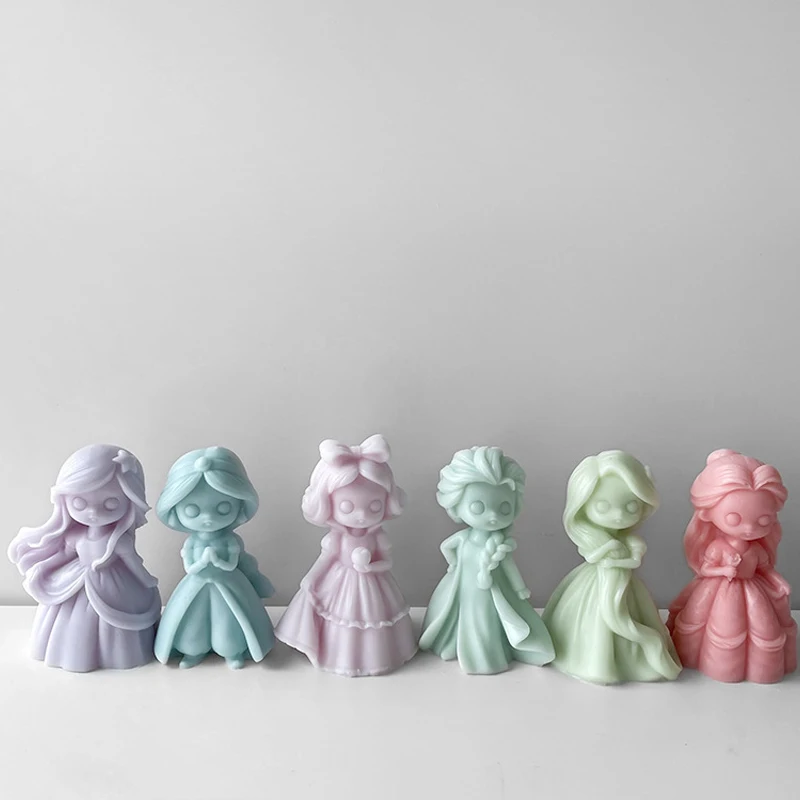 6 Princess Doll Silicone Candl - Soap Making Business incelemesi ve fiyatı