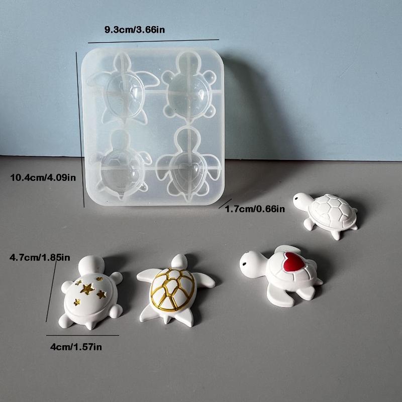 Turtle Shape Silicone Mould Se - Soap Making Molds incelemesi ve fiyatı