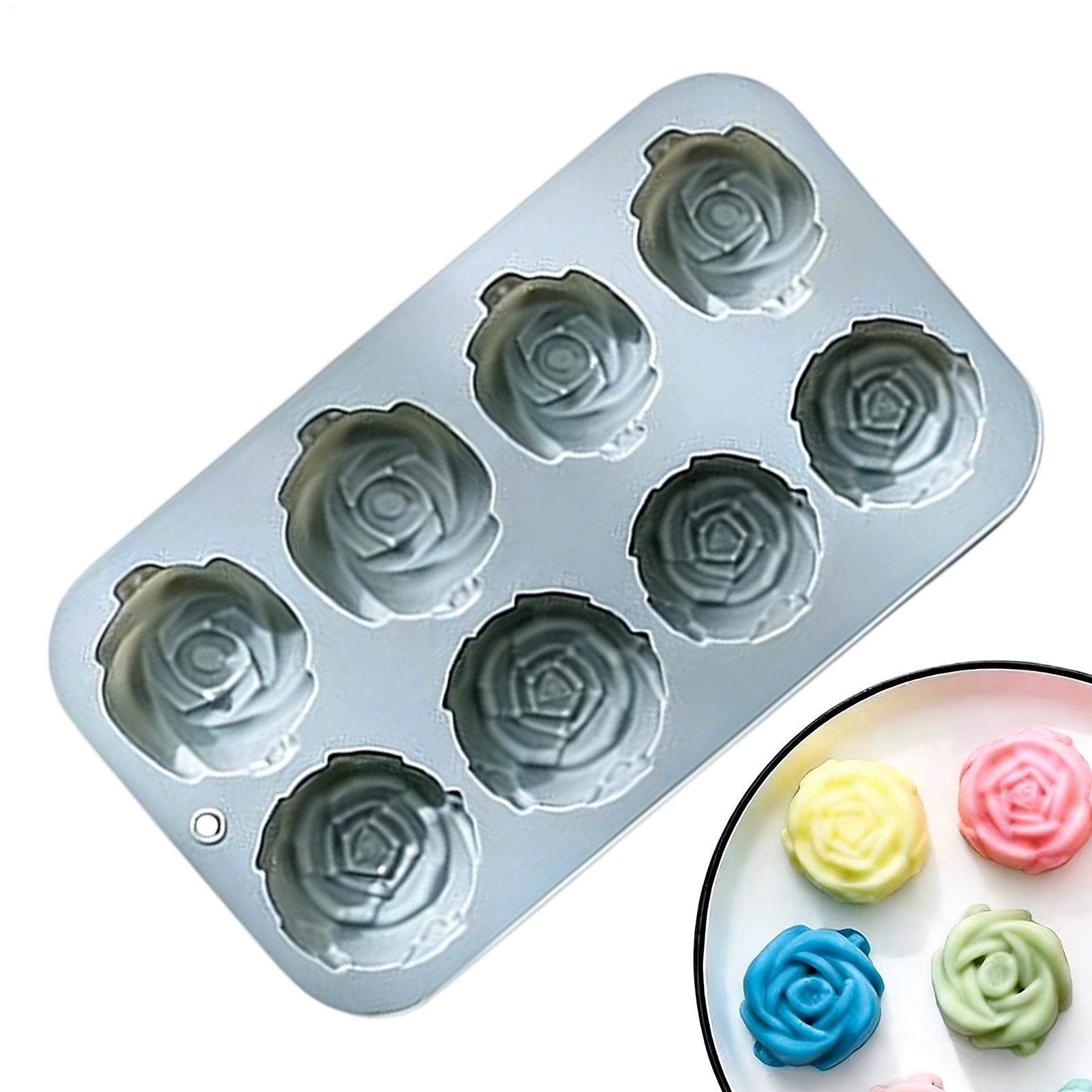 8 Holes Rose Flower Silicone M - Soap Making Diy incelemesi ve fiyatı