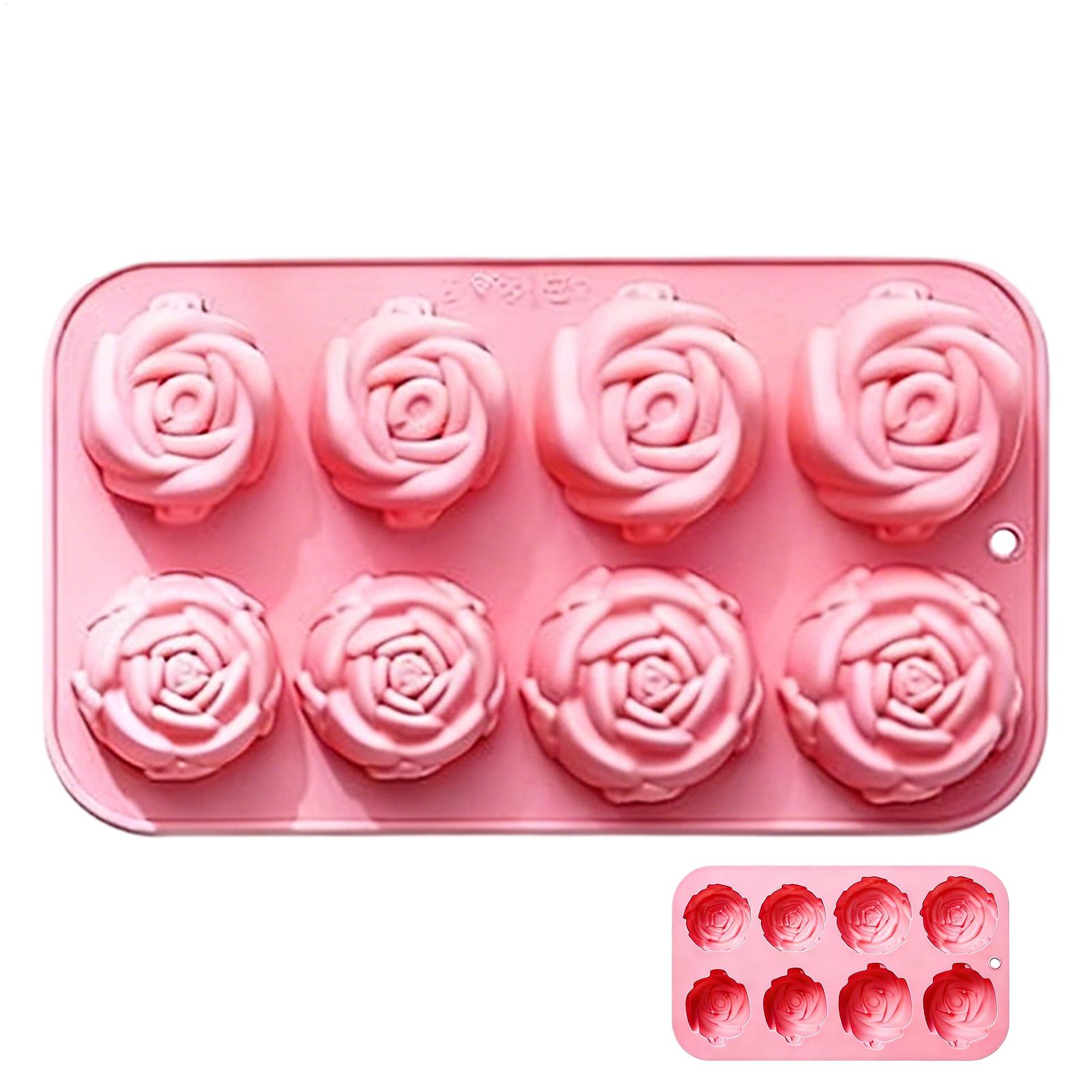 8 Holes Rose Flower Silicone M - Soap Making Diy incelemesi ve fiyatı