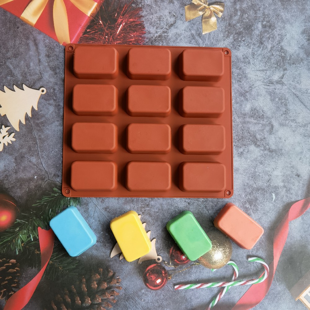 12 Cavity Square Silicone Soap - Soap Making Business incelemesi ve fiyatı