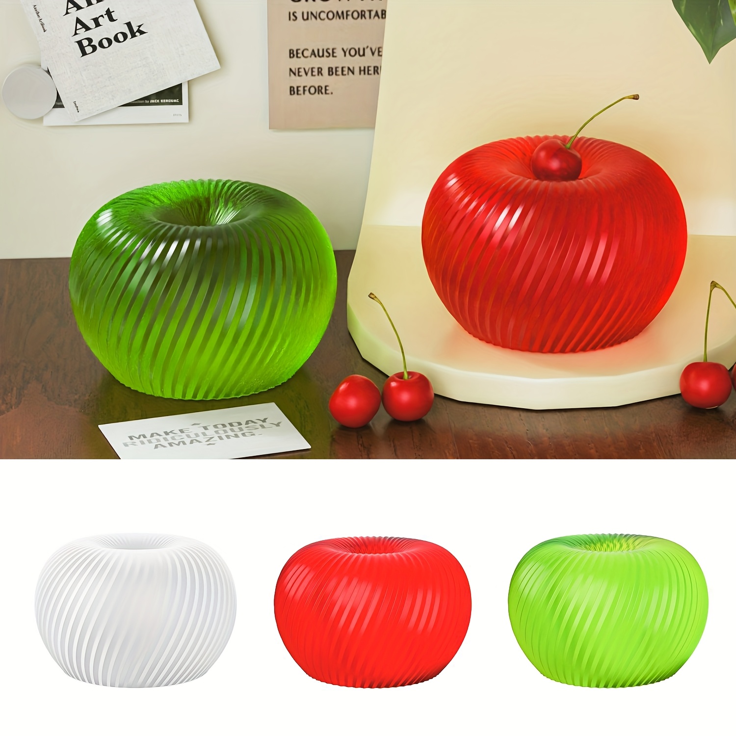 A trendy red apple silicone mo - Soap Making Molds incelemesi ve fiyatı