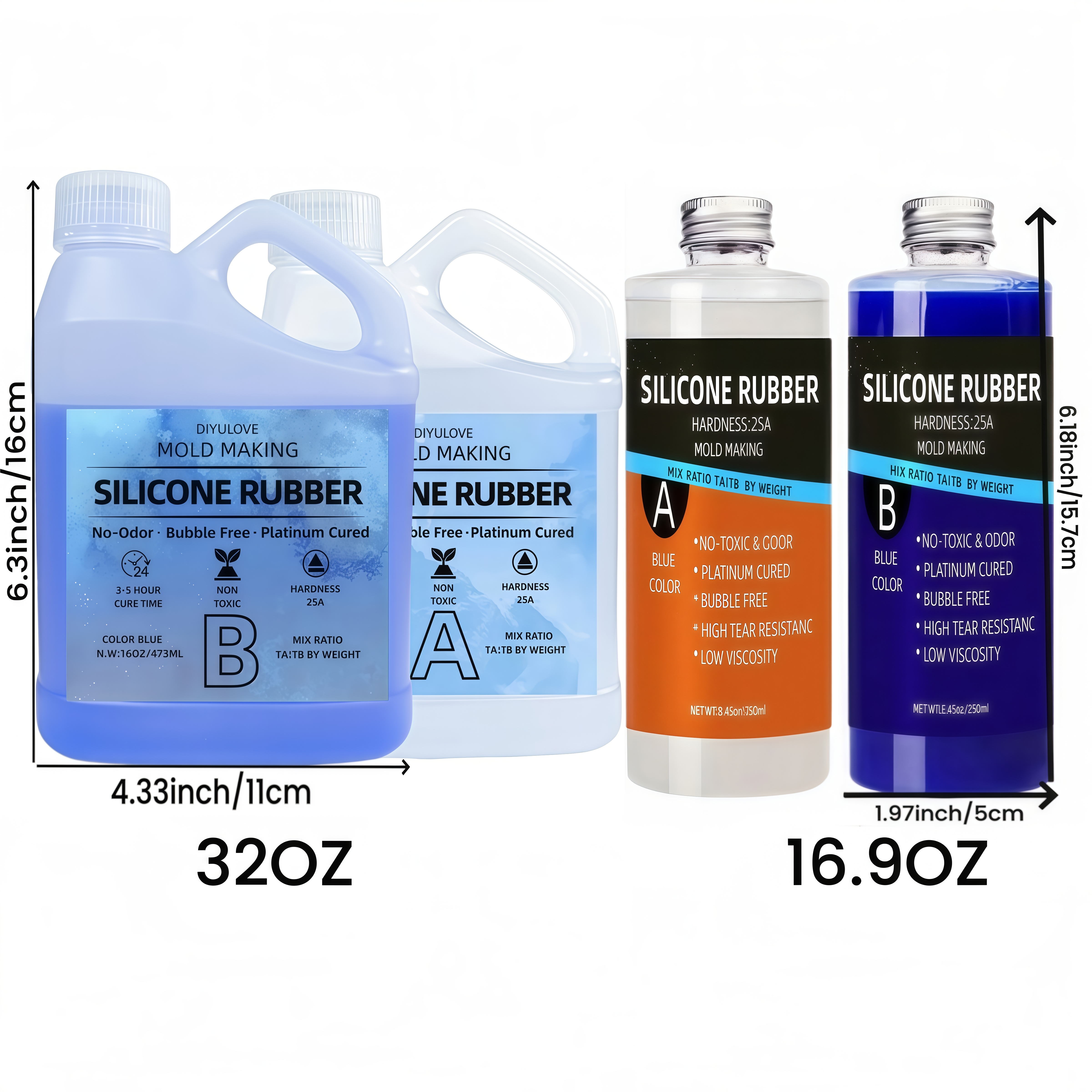 32oz High-Performance Silicone - Soap Making Molds incelemesi ve fiyatı