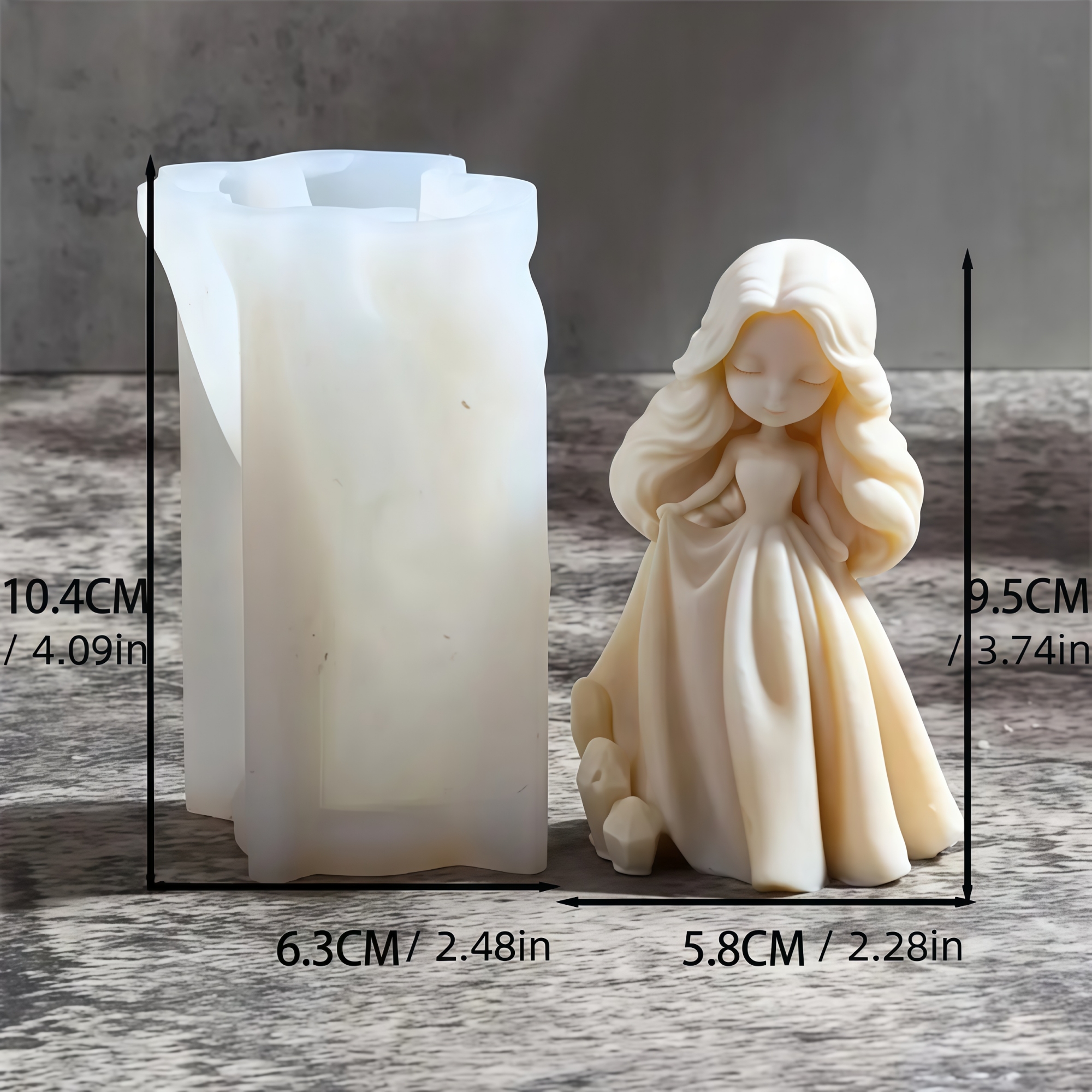 3D Sweet Princess Doll Silicon - Soap Making Business incelemesi ve fiyatı