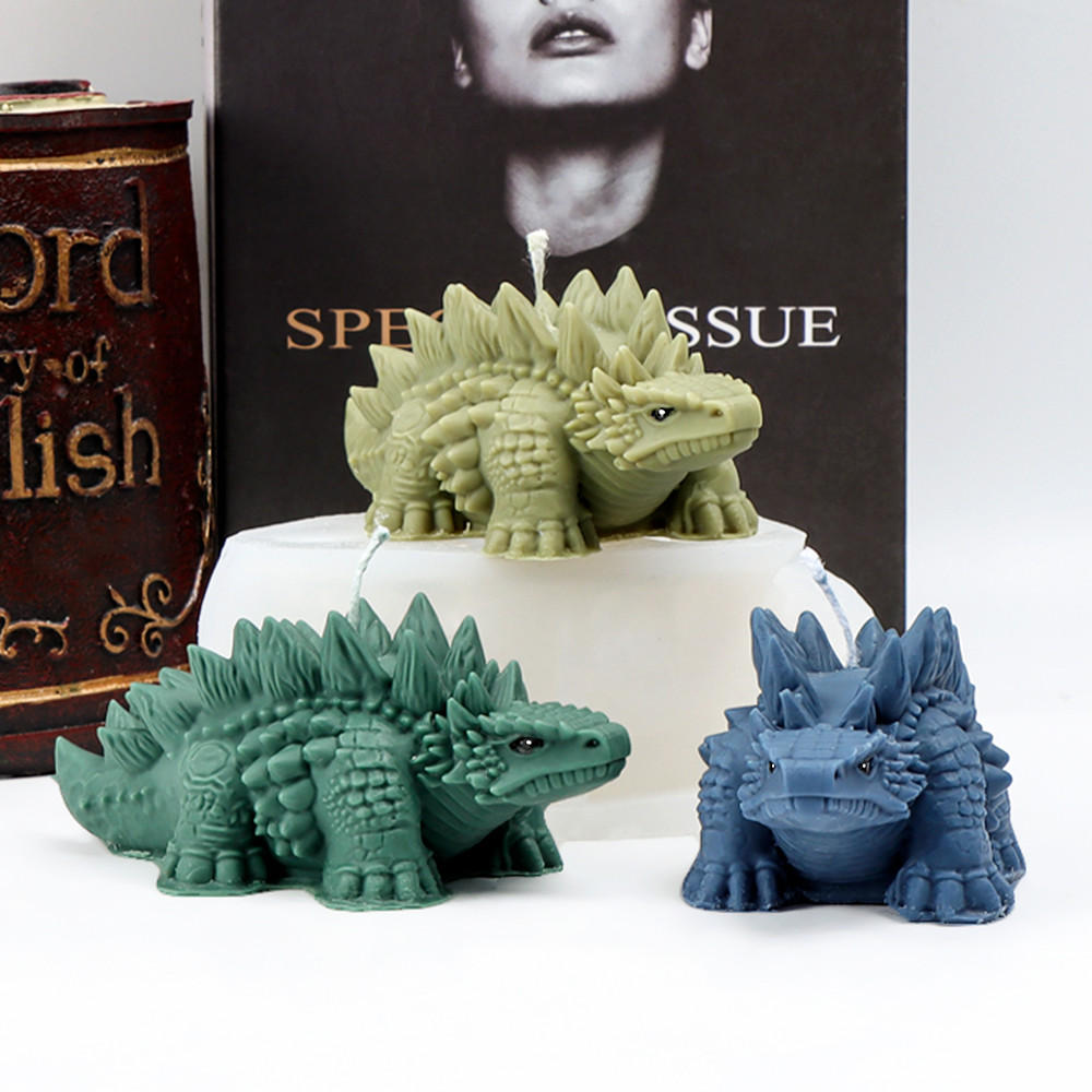 3D Stegosaurus Silicone Candle - Soap Making Designs incelemesi ve fiyatı