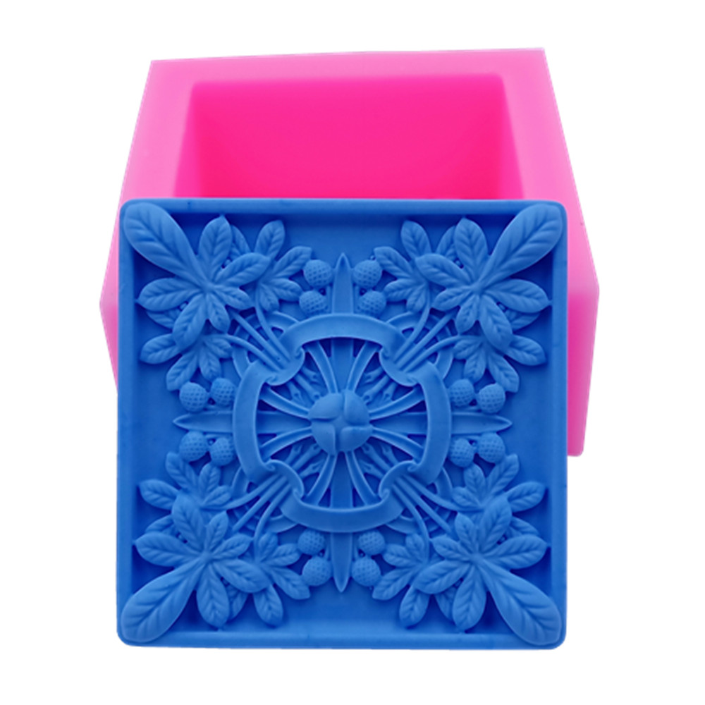Square Design Soap Molds Flowe - Soap Making Designs incelemesi ve fiyatı