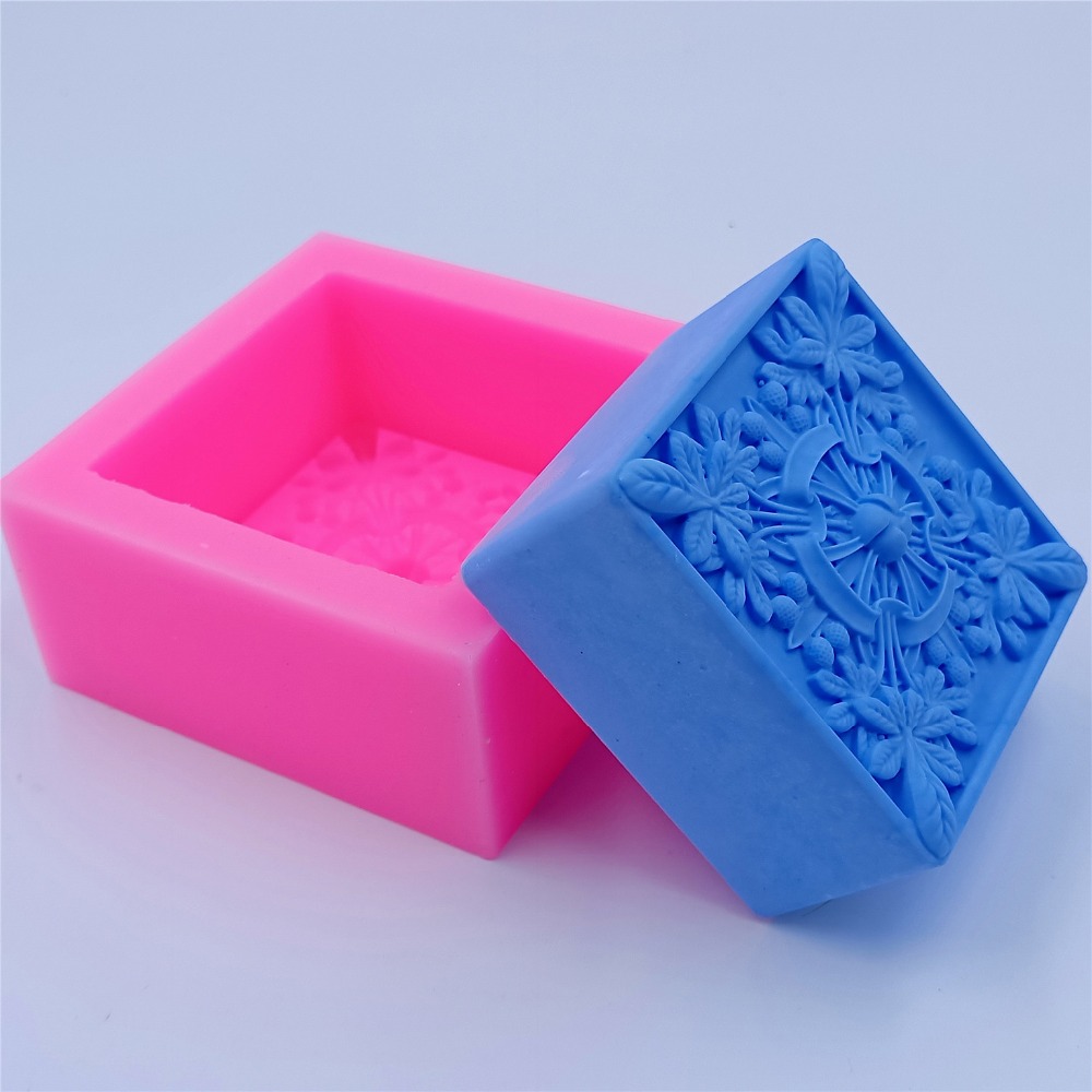 Square Design Soap Molds Flowe - Soap Making Designs incelemesi ve fiyatı